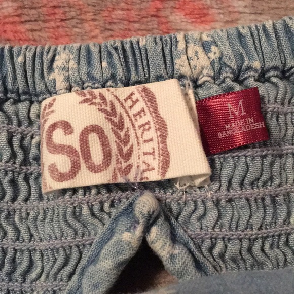 EUC So Denim Floral Mini Dress - Picture 7 of 7